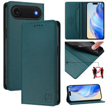 Load image into Gallery viewer, RC01 Dual-Folded Magnetic Suction RFID Leather Phone Case, For iPhone 17e / 16e, For iPhone 17 Pro Max, For iPhone 17 Pro, For iPhone 17, For iPhone Air, For iPhone 16 Pro Max