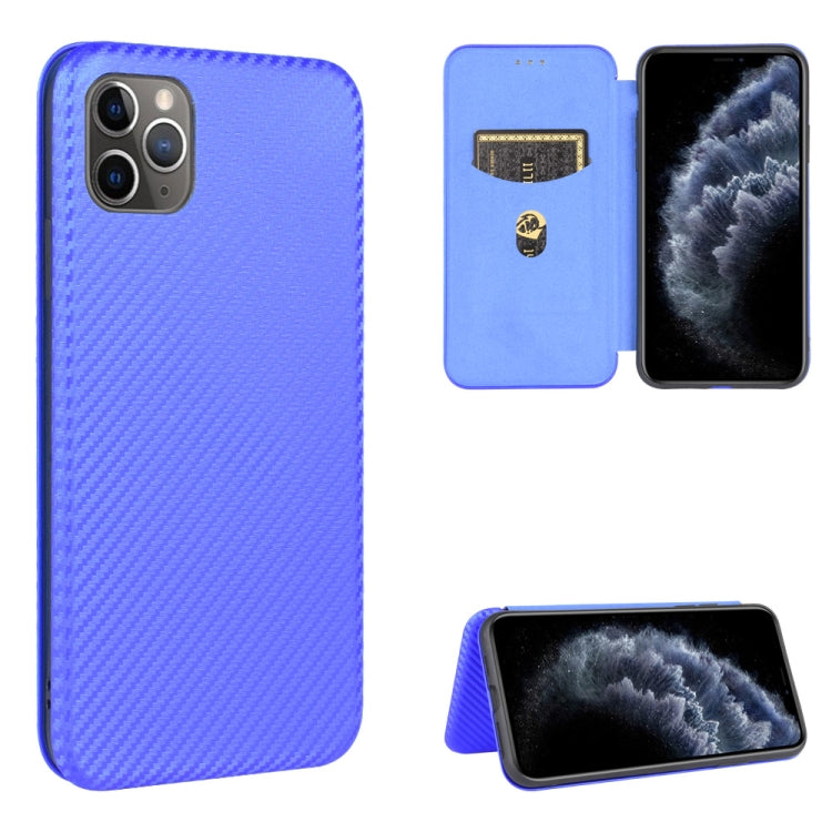 Carbon Fiber Texture Magnetic Horizontal Flip TPU + PC + PU Leather Case with Card Slot, For iPhone 11 Pro, For iPhone 6 / 6s, For iPhone 6 Plus / 6s Plus, For iPhone 11 Pro Max, For iPhone 11, For iPhone 12 mini, For iPhone 12 / 12 Pro                ...