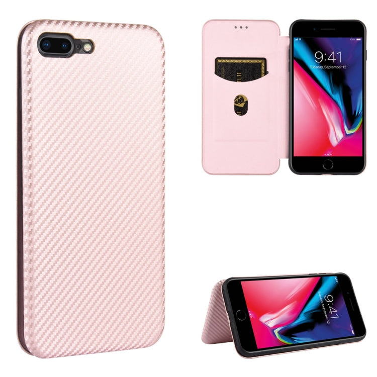 Carbon Fiber Texture Magnetic Horizontal Flip TPU + PC + PU Leather Case with Card Slot, For iPhone 11 Pro, For iPhone 6 / 6s, For iPhone 6 Plus / 6s Plus, For iPhone 11 Pro Max, For iPhone 11, For iPhone 12 mini, For iPhone 12 / 12 Pro                ...
