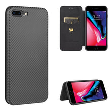 Load image into Gallery viewer, Carbon Fiber Texture Magnetic Horizontal Flip TPU + PC + PU Leather Case with Card Slot, For iPhone 11 Pro, For iPhone 6 / 6s, For iPhone 6 Plus / 6s Plus, For iPhone 11 Pro Max, For iPhone 11, For iPhone 12 mini, For iPhone 12 / 12 Pro                ...