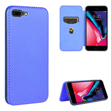 Load image into Gallery viewer, Carbon Fiber Texture Magnetic Horizontal Flip TPU + PC + PU Leather Case with Card Slot, For iPhone 11 Pro, For iPhone 6 / 6s, For iPhone 6 Plus / 6s Plus, For iPhone 11 Pro Max, For iPhone 11, For iPhone 12 mini, For iPhone 12 / 12 Pro                ...