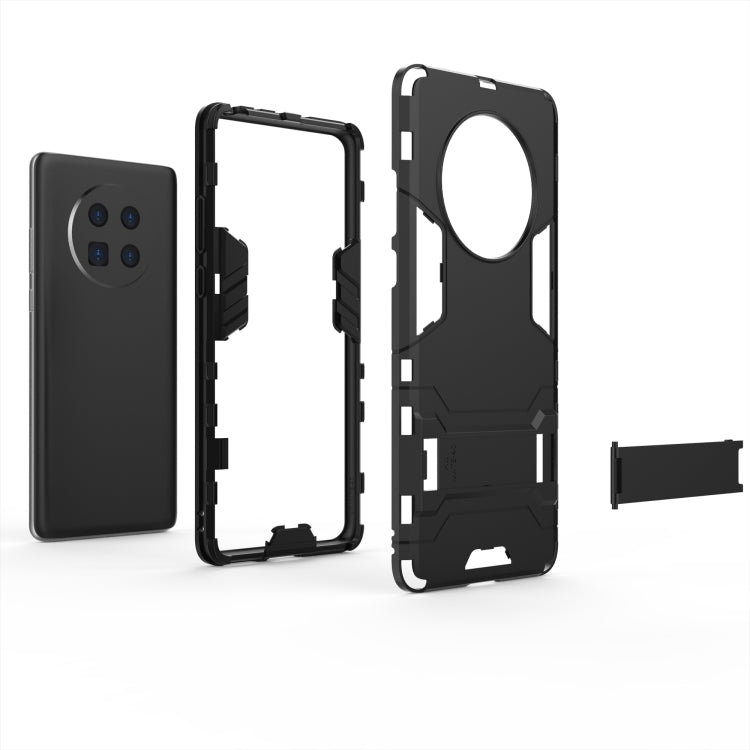 PC + TPU Two-in-one Invisible Bracket Shockproof Protective Case