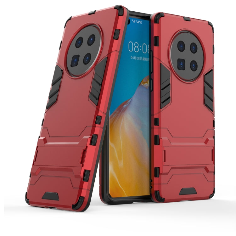 PC + TPU Two-in-one Invisible Bracket Shockproof Protective Case