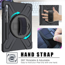 Load image into Gallery viewer, Shockproof Colorful Silicone + PC Protective Case with Holder &amp; Shoulder Strap &amp; Hand Strap &amp; Pen Slot