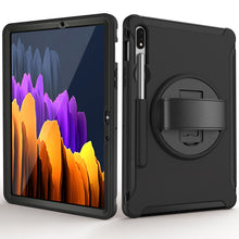 Load image into Gallery viewer, 360 Degree Rotation PC+TPU Protective Cover with Holder &amp; Hand Strap