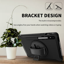 Load image into Gallery viewer, 360 Degree Rotation PC+TPU Protective Cover with Holder &amp; Hand Strap