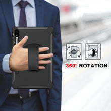 Load image into Gallery viewer, 360 Degree Rotation PC+TPU Protective Cover with Holder &amp; Hand Strap