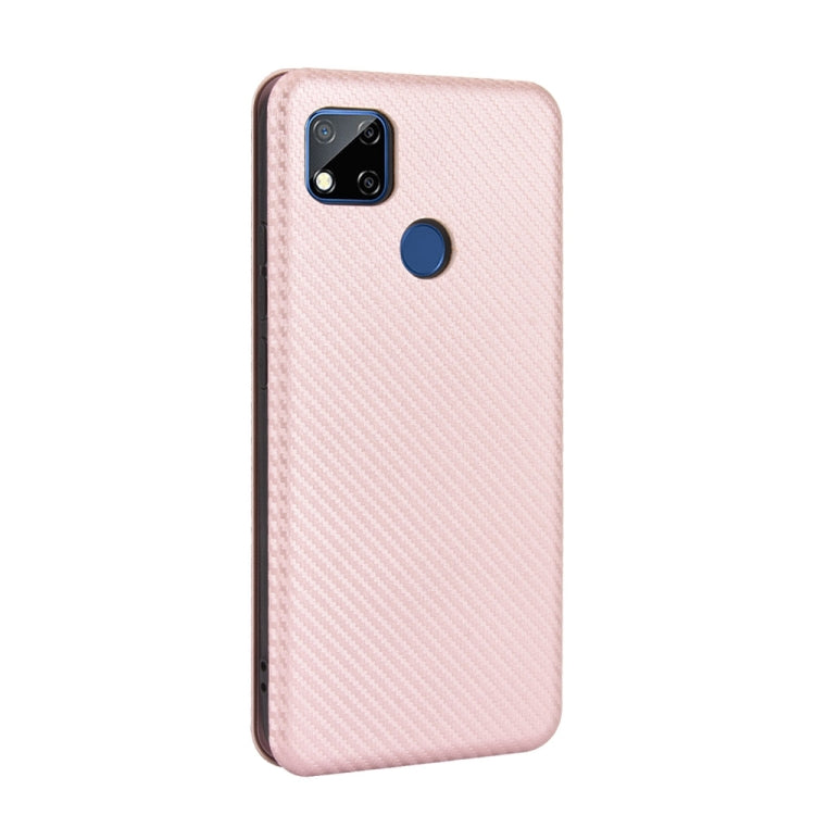 Carbon Fiber Texture Magnetic Horizontal Flip TPU + PC + PU Leather Case with Card Slot, For Xiaomi Redmi 9C, For Xiaomi Redmi 8A, For Xiaomi Redmi 8, For Xiaomi Redmi 9, For Xiaomi Redmi 9A, For Xiaomi Redmi 10X 5G, For Xiaomi Redmi K30 Pro           ...