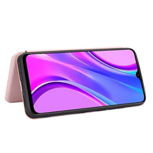 Load image into Gallery viewer, Carbon Fiber Texture Magnetic Horizontal Flip TPU + PC + PU Leather Case with Card Slot, For Xiaomi Redmi 9C, For Xiaomi Redmi 8A, For Xiaomi Redmi 8, For Xiaomi Redmi 9, For Xiaomi Redmi 9A, For Xiaomi Redmi 10X 5G, For Xiaomi Redmi K30 Pro           ...