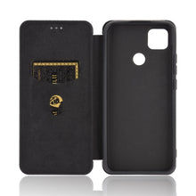 Load image into Gallery viewer, Carbon Fiber Texture Magnetic Horizontal Flip TPU + PC + PU Leather Case with Card Slot, For Xiaomi Redmi 9C, For Xiaomi Redmi 8A, For Xiaomi Redmi 8, For Xiaomi Redmi 9, For Xiaomi Redmi 9A, For Xiaomi Redmi 10X 5G, For Xiaomi Redmi K30 Pro           ...