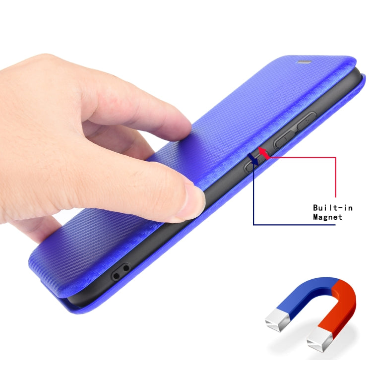 Carbon Fiber Texture Magnetic Horizontal Flip TPU + PC + PU Leather Case with Card Slot, For Xiaomi Redmi 9C, For Xiaomi Redmi 8A, For Xiaomi Redmi 8, For Xiaomi Redmi 9, For Xiaomi Redmi 9A, For Xiaomi Redmi 10X 5G, For Xiaomi Redmi K30 Pro           ...