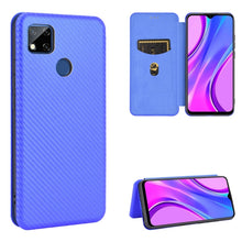 Load image into Gallery viewer, Carbon Fiber Texture Magnetic Horizontal Flip TPU + PC + PU Leather Case with Card Slot, For Xiaomi Redmi 9C, For Xiaomi Redmi 8A, For Xiaomi Redmi 8, For Xiaomi Redmi 9, For Xiaomi Redmi 9A, For Xiaomi Redmi 10X 5G, For Xiaomi Redmi K30 Pro           ...