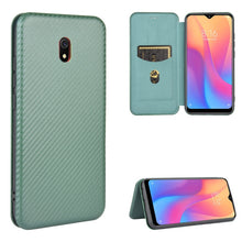 Load image into Gallery viewer, Carbon Fiber Texture Magnetic Horizontal Flip TPU + PC + PU Leather Case with Card Slot, For Xiaomi Redmi 9C, For Xiaomi Redmi 8A, For Xiaomi Redmi 8, For Xiaomi Redmi 9, For Xiaomi Redmi 9A, For Xiaomi Redmi 10X 5G, For Xiaomi Redmi K30 Pro           ...