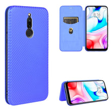 Load image into Gallery viewer, Carbon Fiber Texture Magnetic Horizontal Flip TPU + PC + PU Leather Case with Card Slot, For Xiaomi Redmi 9C, For Xiaomi Redmi 8A, For Xiaomi Redmi 8, For Xiaomi Redmi 9, For Xiaomi Redmi 9A, For Xiaomi Redmi 10X 5G, For Xiaomi Redmi K30 Pro           ...