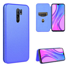 Load image into Gallery viewer, Carbon Fiber Texture Magnetic Horizontal Flip TPU + PC + PU Leather Case with Card Slot, For Xiaomi Redmi 9C, For Xiaomi Redmi 8A, For Xiaomi Redmi 8, For Xiaomi Redmi 9, For Xiaomi Redmi 9A, For Xiaomi Redmi 10X 5G, For Xiaomi Redmi K30 Pro           ...