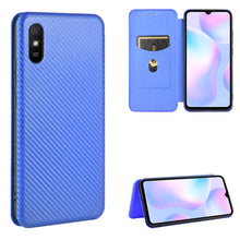 Load image into Gallery viewer, Carbon Fiber Texture Magnetic Horizontal Flip TPU + PC + PU Leather Case with Card Slot, For Xiaomi Redmi 9C, For Xiaomi Redmi 8A, For Xiaomi Redmi 8, For Xiaomi Redmi 9, For Xiaomi Redmi 9A, For Xiaomi Redmi 10X 5G, For Xiaomi Redmi K30 Pro           ...