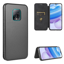 Load image into Gallery viewer, Carbon Fiber Texture Magnetic Horizontal Flip TPU + PC + PU Leather Case with Card Slot, For Xiaomi Redmi 9C, For Xiaomi Redmi 8A, For Xiaomi Redmi 8, For Xiaomi Redmi 9, For Xiaomi Redmi 9A, For Xiaomi Redmi 10X 5G, For Xiaomi Redmi K30 Pro           ...