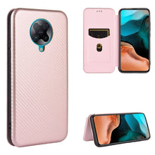 Load image into Gallery viewer, Carbon Fiber Texture Magnetic Horizontal Flip TPU + PC + PU Leather Case with Card Slot, For Xiaomi Redmi 9C, For Xiaomi Redmi 8A, For Xiaomi Redmi 8, For Xiaomi Redmi 9, For Xiaomi Redmi 9A, For Xiaomi Redmi 10X 5G, For Xiaomi Redmi K30 Pro           ...