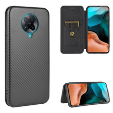 Load image into Gallery viewer, Carbon Fiber Texture Magnetic Horizontal Flip TPU + PC + PU Leather Case with Card Slot, For Xiaomi Redmi 9C, For Xiaomi Redmi 8A, For Xiaomi Redmi 8, For Xiaomi Redmi 9, For Xiaomi Redmi 9A, For Xiaomi Redmi 10X 5G, For Xiaomi Redmi K30 Pro           ...