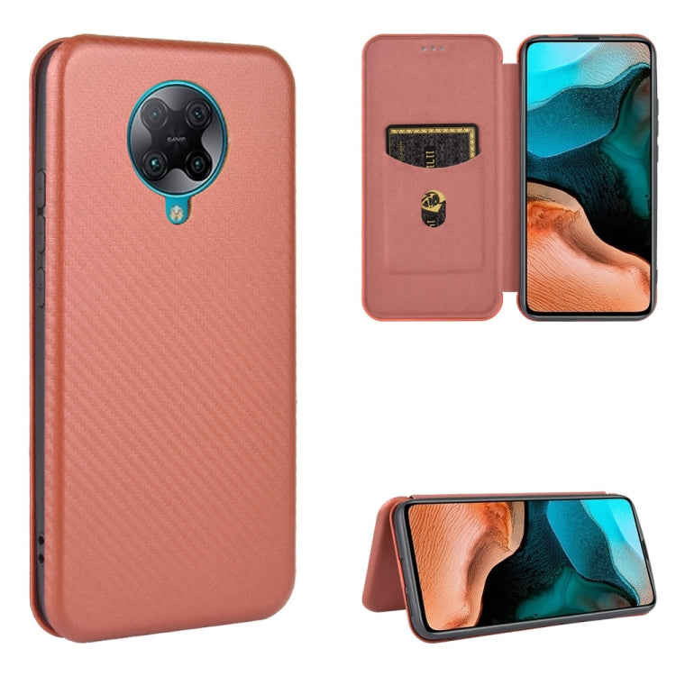 Carbon Fiber Texture Magnetic Horizontal Flip TPU + PC + PU Leather Case with Card Slot, For Xiaomi Redmi 9C, For Xiaomi Redmi 8A, For Xiaomi Redmi 8, For Xiaomi Redmi 9, For Xiaomi Redmi 9A, For Xiaomi Redmi 10X 5G, For Xiaomi Redmi K30 Pro           ...