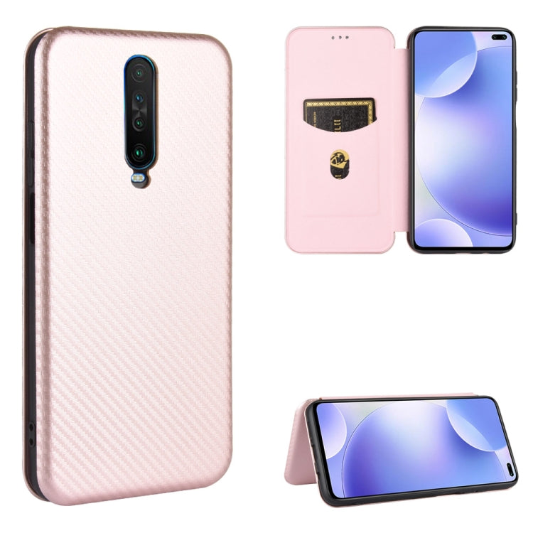 Carbon Fiber Texture Magnetic Horizontal Flip TPU + PC + PU Leather Case with Card Slot, For Xiaomi Redmi 9C, For Xiaomi Redmi 8A, For Xiaomi Redmi 8, For Xiaomi Redmi 9, For Xiaomi Redmi 9A, For Xiaomi Redmi 10X 5G, For Xiaomi Redmi K30 Pro           ...