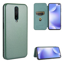 Load image into Gallery viewer, Carbon Fiber Texture Magnetic Horizontal Flip TPU + PC + PU Leather Case with Card Slot, For Xiaomi Redmi 9C, For Xiaomi Redmi 8A, For Xiaomi Redmi 8, For Xiaomi Redmi 9, For Xiaomi Redmi 9A, For Xiaomi Redmi 10X 5G, For Xiaomi Redmi K30 Pro           ...