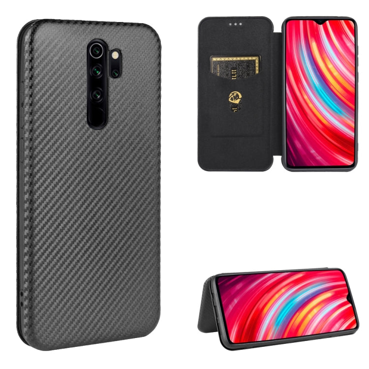 Carbon Fiber Texture Magnetic Horizontal Flip TPU + PC + PU Leather Case with Card Slot, For Xiaomi Redmi 9C, For Xiaomi Redmi 8A, For Xiaomi Redmi 8, For Xiaomi Redmi 9, For Xiaomi Redmi 9A, For Xiaomi Redmi 10X 5G, For Xiaomi Redmi K30 Pro           ...