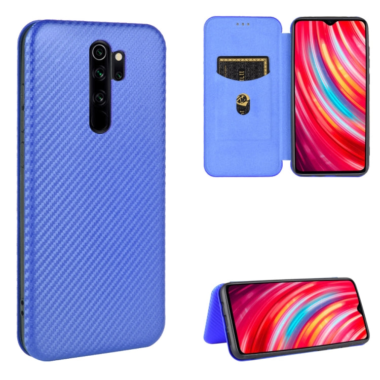 Carbon Fiber Texture Magnetic Horizontal Flip TPU + PC + PU Leather Case with Card Slot, For Xiaomi Redmi 9C, For Xiaomi Redmi 8A, For Xiaomi Redmi 8, For Xiaomi Redmi 9, For Xiaomi Redmi 9A, For Xiaomi Redmi 10X 5G, For Xiaomi Redmi K30 Pro           ...