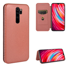 Load image into Gallery viewer, Carbon Fiber Texture Magnetic Horizontal Flip TPU + PC + PU Leather Case with Card Slot, For Xiaomi Redmi 9C, For Xiaomi Redmi 8A, For Xiaomi Redmi 8, For Xiaomi Redmi 9, For Xiaomi Redmi 9A, For Xiaomi Redmi 10X 5G, For Xiaomi Redmi K30 Pro           ...