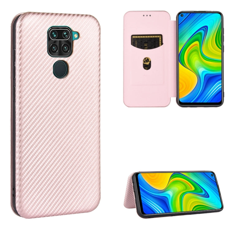 Carbon Fiber Texture Magnetic Horizontal Flip TPU + PC + PU Leather Case with Card Slot, For Xiaomi Redmi Note 9, For Xiaomi Redmi Note 9S, For Xiaomi Redmi Note 8T, For Xiaomi Redmi Note 8, For Xiaomi Mi 10 Lite, For Xiaomi Mi 10 Ultra                ...