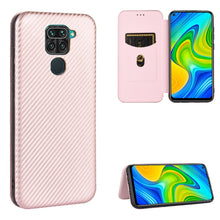 Load image into Gallery viewer, Carbon Fiber Texture Magnetic Horizontal Flip TPU + PC + PU Leather Case with Card Slot, For Xiaomi Redmi Note 9, For Xiaomi Redmi Note 9S, For Xiaomi Redmi Note 8T, For Xiaomi Redmi Note 8, For Xiaomi Mi 10 Lite, For Xiaomi Mi 10 Ultra                ...