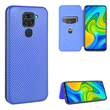Load image into Gallery viewer, Carbon Fiber Texture Magnetic Horizontal Flip TPU + PC + PU Leather Case with Card Slot, For Xiaomi Redmi Note 9, For Xiaomi Redmi Note 9S, For Xiaomi Redmi Note 8T, For Xiaomi Redmi Note 8, For Xiaomi Mi 10 Lite, For Xiaomi Mi 10 Ultra                ...
