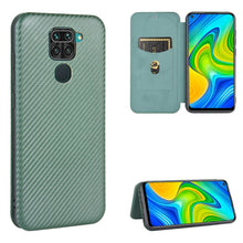 Load image into Gallery viewer, Carbon Fiber Texture Magnetic Horizontal Flip TPU + PC + PU Leather Case with Card Slot, For Xiaomi Redmi Note 9, For Xiaomi Redmi Note 9S, For Xiaomi Redmi Note 8T, For Xiaomi Redmi Note 8, For Xiaomi Mi 10 Lite, For Xiaomi Mi 10 Ultra                ...