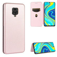 Load image into Gallery viewer, Carbon Fiber Texture Magnetic Horizontal Flip TPU + PC + PU Leather Case with Card Slot, For Xiaomi Redmi Note 9, For Xiaomi Redmi Note 9S, For Xiaomi Redmi Note 8T, For Xiaomi Redmi Note 8, For Xiaomi Mi 10 Lite, For Xiaomi Mi 10 Ultra                ...