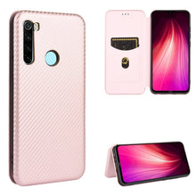 Load image into Gallery viewer, Carbon Fiber Texture Magnetic Horizontal Flip TPU + PC + PU Leather Case with Card Slot, For Xiaomi Redmi Note 9, For Xiaomi Redmi Note 9S, For Xiaomi Redmi Note 8T, For Xiaomi Redmi Note 8, For Xiaomi Mi 10 Lite, For Xiaomi Mi 10 Ultra                ...