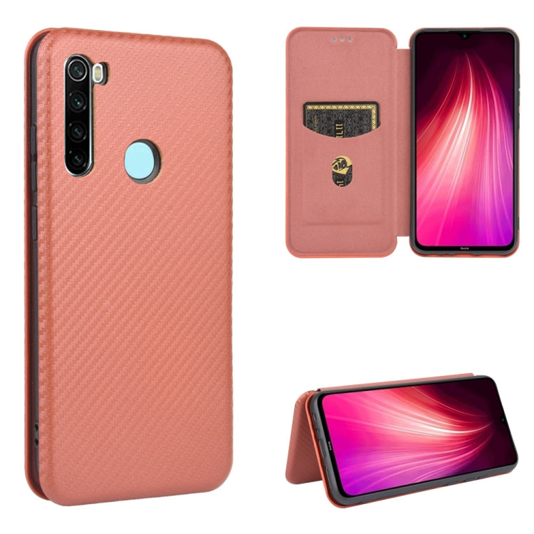 Carbon Fiber Texture Magnetic Horizontal Flip TPU + PC + PU Leather Case with Card Slot, For Xiaomi Redmi Note 9, For Xiaomi Redmi Note 9S, For Xiaomi Redmi Note 8T, For Xiaomi Redmi Note 8, For Xiaomi Mi 10 Lite, For Xiaomi Mi 10 Ultra                ...