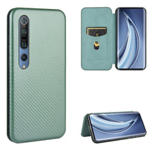 Load image into Gallery viewer, Carbon Fiber Texture Magnetic Horizontal Flip TPU + PC + PU Leather Case with Card Slot, For Xiaomi Redmi Note 9, For Xiaomi Redmi Note 9S, For Xiaomi Redmi Note 8T, For Xiaomi Redmi Note 8, For Xiaomi Mi 10 Lite, For Xiaomi Mi 10 Ultra                ...