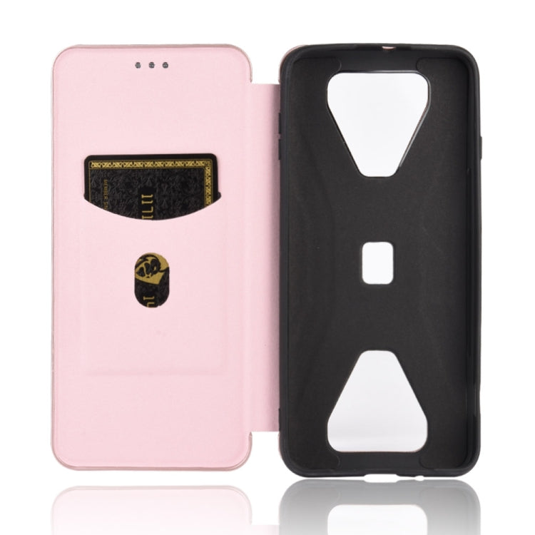Carbon Fiber Texture Magnetic Horizontal Flip TPU + PC + PU Leather Case with Card Slot, For Xiaomi Black Shark 3, For Xiaomi Mi 10 Pro 5G