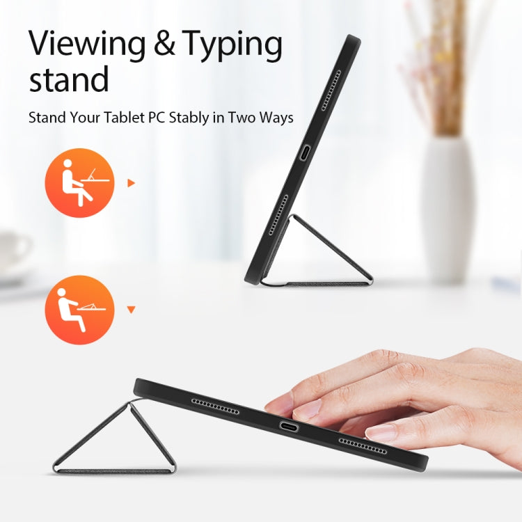 DUX DUCIS Domo Series Horizontal Flip Magnetic TPU + PU Leather Case with Three-folding Holder & Pen Slot & Sleep / Wake-up Function, For iPad Air 11 2025 / 2024 / 2022 / 2020 10.9