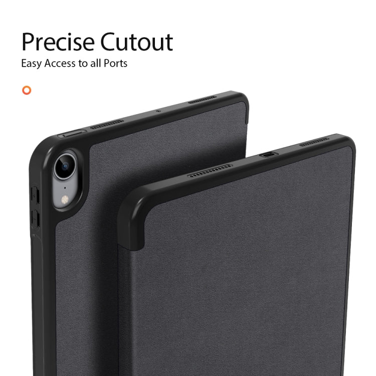 DUX DUCIS Domo Series Horizontal Flip Magnetic TPU + PU Leather Case with Three-folding Holder & Pen Slot & Sleep / Wake-up Function, For iPad Air 11 2025 / 2024 / 2022 / 2020 10.9