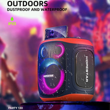 Load image into Gallery viewer, HOPESTAR PARTY130 Outdoor Dual Mic Long Endurance Bluetooth Speaker