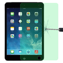Load image into Gallery viewer, 9H 2.5D Eye Protection Green Light Explosion-proof Tempered Glass Film, For iPad 9.7 2018, For iPad 10.2, For iPad Mini 3 &amp; 2, For iPad Mini 2019 &amp; 4, For iPad Pro 10.5 inch, For iPad Pro 11 (2020), For iPad Pro 12.9 (2020)