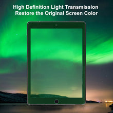 Load image into Gallery viewer, 2 PCS 9H 2.5D Eye Protection Green Light Explosion-proof Tempered Glass Film, For iPad 9.7 (2018), For iPad 10.2, For iPad Mini 3 &amp; 2, For iPad Mini 2019 &amp; 4, For iPad Pro 10.5 inch, For iPad Pro 11 inch (2020), For iPad Pro 12.9 inch (2020)