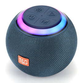 T&G TG683 Mini Portable Outdoor Wireless Bluetooth Speaker with LED Atmosphere Light, TG683