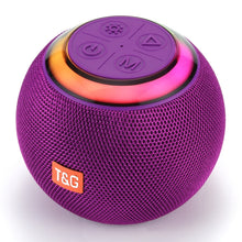 Load image into Gallery viewer, T&amp;G TG683 Mini Portable Outdoor Wireless Bluetooth Speaker with LED Atmosphere Light, TG683