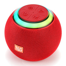Load image into Gallery viewer, T&amp;G TG683 Mini Portable Outdoor Wireless Bluetooth Speaker with LED Atmosphere Light, TG683