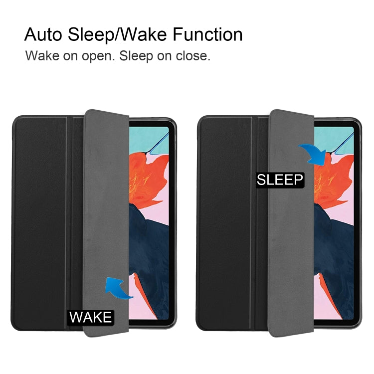 For iPad Air 11 2025 / 2024 / 2020 10.8 Custer Texture TPU Horizontal Flip Leather Case with Sleep / Wake-up Function & Three-folding Holder & Pen Slot, For iPad Air 11 2024 / 2022 / 2020 10.9, For iPad Air 11 2025 / 2024 / 2022 / 2020 10.9            ...