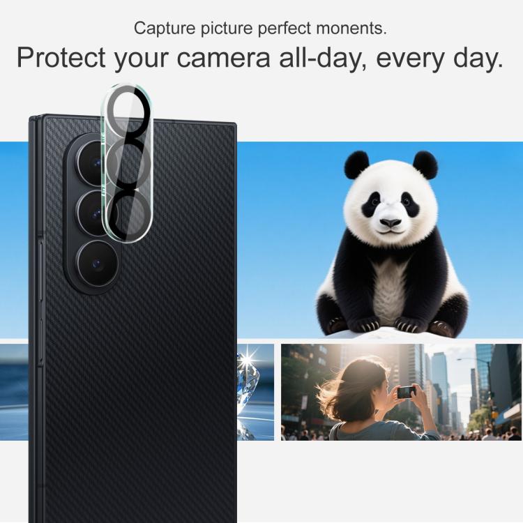 IMAK High Definition Integrated Rear Camera Glass Lens Film, Black Eye Design, For Samsung Galaxy Z TriFold, For Samsung Galaxy S26+ 5G, For Samsung Galaxy S26 5G, For Samsung Galaxy Z Flip7 FE, For Samsung Galaxy S25 FE 5G, For Samsung Galaxy Z Fold7 ...