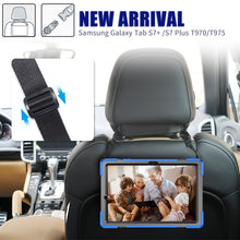 Load image into Gallery viewer, For Samsung Galaxy Tab S7 Plus Shockproof Colorful Silicone + PC Protective Case with Holder &amp; Shoulder Strap &amp; Hand Strap