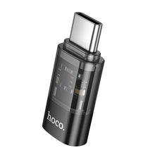 Load image into Gallery viewer, hoco UA36D USB-C / Type-C Male to 8 Pin Female OTG Transparent Adapter, USB-C / Type-C Male to 8 Pin Female